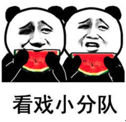 外国的吃瓜表情包